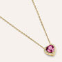 Collana Jasmine Oro Giallo Rodolite Diamante