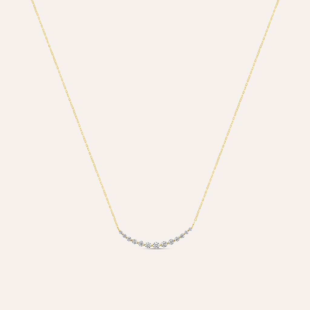 Collana Claire Oro Giallo Cubic Zirconia - Collane Donna | Stroili