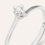 Anello Solitario Valentino Diamazing Oro Bianco Diamante