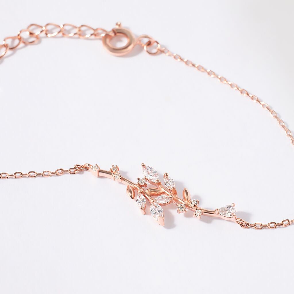 Bracciale Silver Elegance Argento Rosa Cubic Zirconia - Bracciali Donna | Stroili