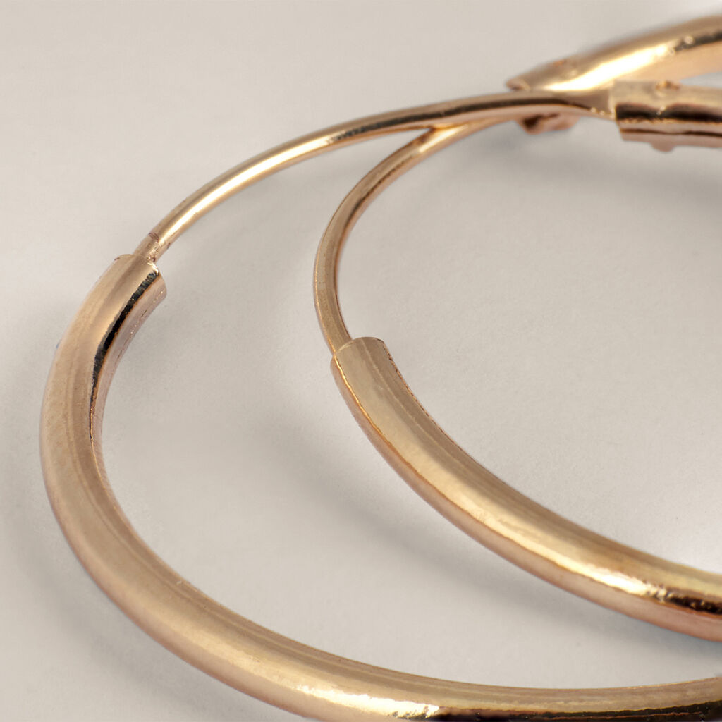 Orecchini A Cerchio Golden Dream Placcato Oro Giallo