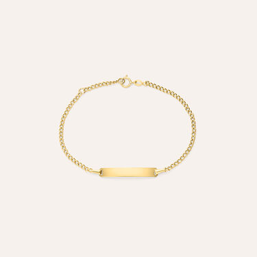 Bracciale Con Targhetta Holy Oro Giallo
