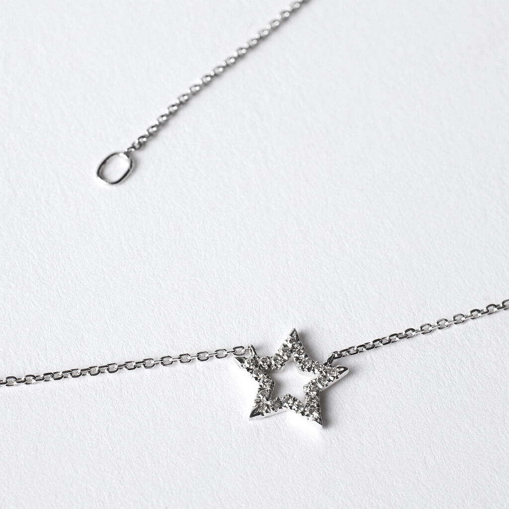Collana Sophia Oro Bianco Diamante - Collane Donna | Stroili