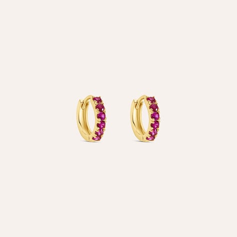 Orecchini A Cerchio Toujours Oro Giallo Cubic Zirconia - Orecchini a Cerchio Donna | Stroili