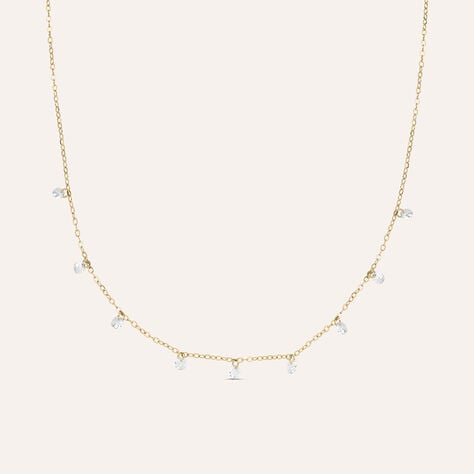 Collana Multi Punto Luce Golden Dream Placcato Oro Giallo Cubic Zirconia - Collane Punto Luce Donna | Stroili