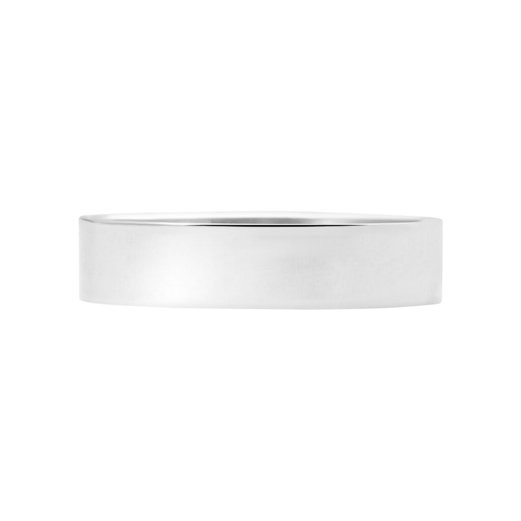 Anello Fascia Gentleman Argento Rodiato - Anelli con Incisione Uomo | Stroili
