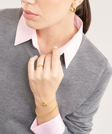 Bracciale Catena Desideria Argento Nobile Dorato