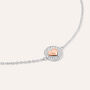 Bracciale Sunrise Acciaio Rosa Cristallo