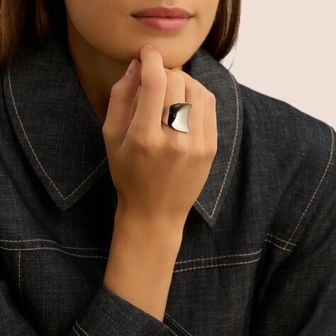 Anello Fascia Moonlight Acciaio - Anelli Donna | Stroili