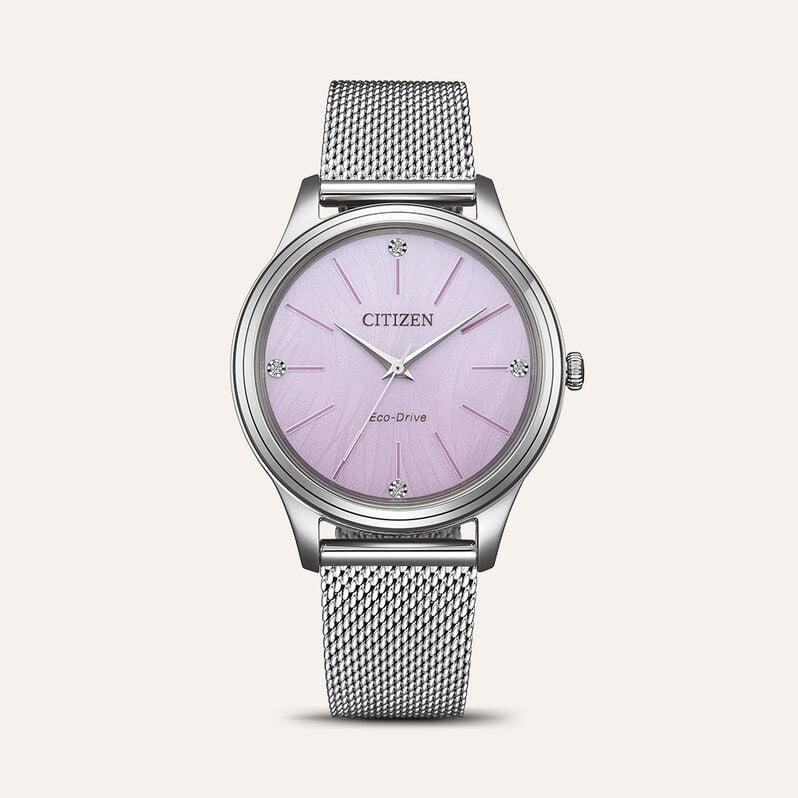 Orologio Eco Drive Citizen Ore Felici Em1220-82x - Orologi solo Tempo Donna | Stroili