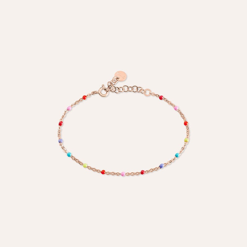 Bracciale Silver Collection Argento Rosa Pietra sintetica - Bracciali Donna | Stroili