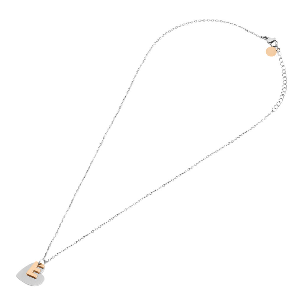 Collana Lady Chic Acciaio Bicolore Bianco / Rosa - Collane Donna | Stroili
