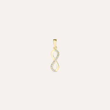 Pendente Po&egrave;me Oro Giallo Cubic Zirconia