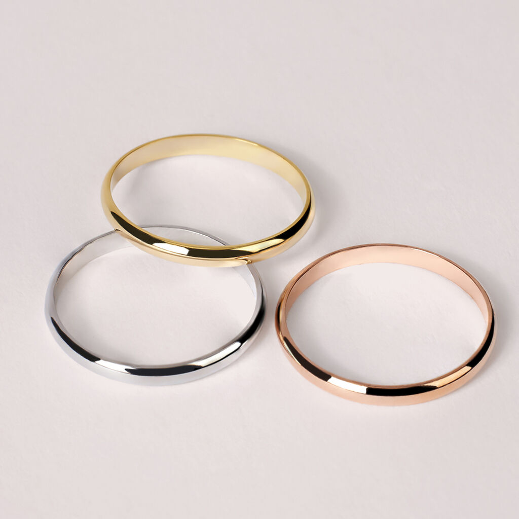 Fede Fermanello 1.95 mm Oro Rosa - Anelli con Incisione Donna | Stroili