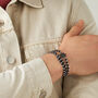 Bracciale Man Code Acciaio Onice