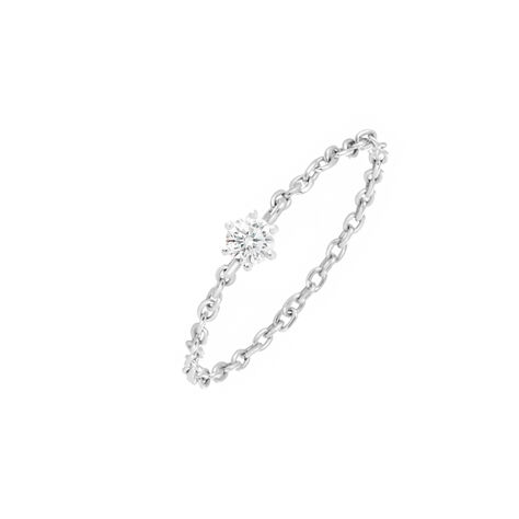 Anello Solitario Silver Elegance Argento Rodiato Cubic Zirconia - Anelli con Pietre Donna | Stroili