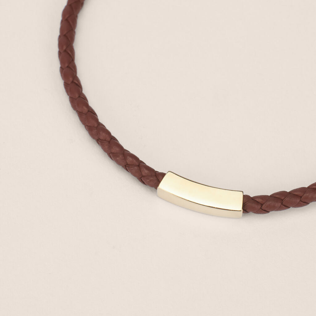 Bracciale Con Targhetta L'homme Or Oro Giallo