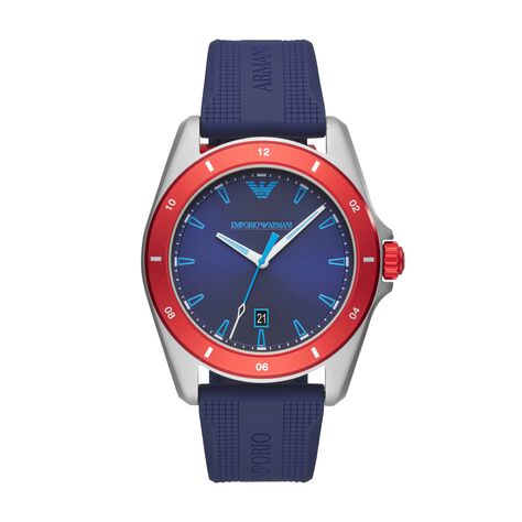 Orologio solo tempo con cinturino in silicone blu - Orologi Uomo | Stroili