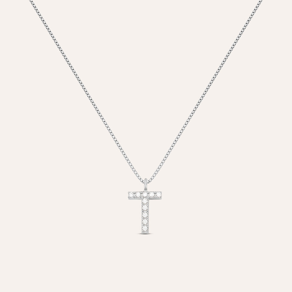 Collana Silver Moments Argento Rodiato Cubic Zirconia