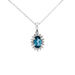 Collana Amélie Oro Bianco Topazio Cubic Zirconia - Collane Donna | Stroili