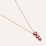 Collana Trilogy Silver Rainbow Argento Rosa Cubic Zirconia