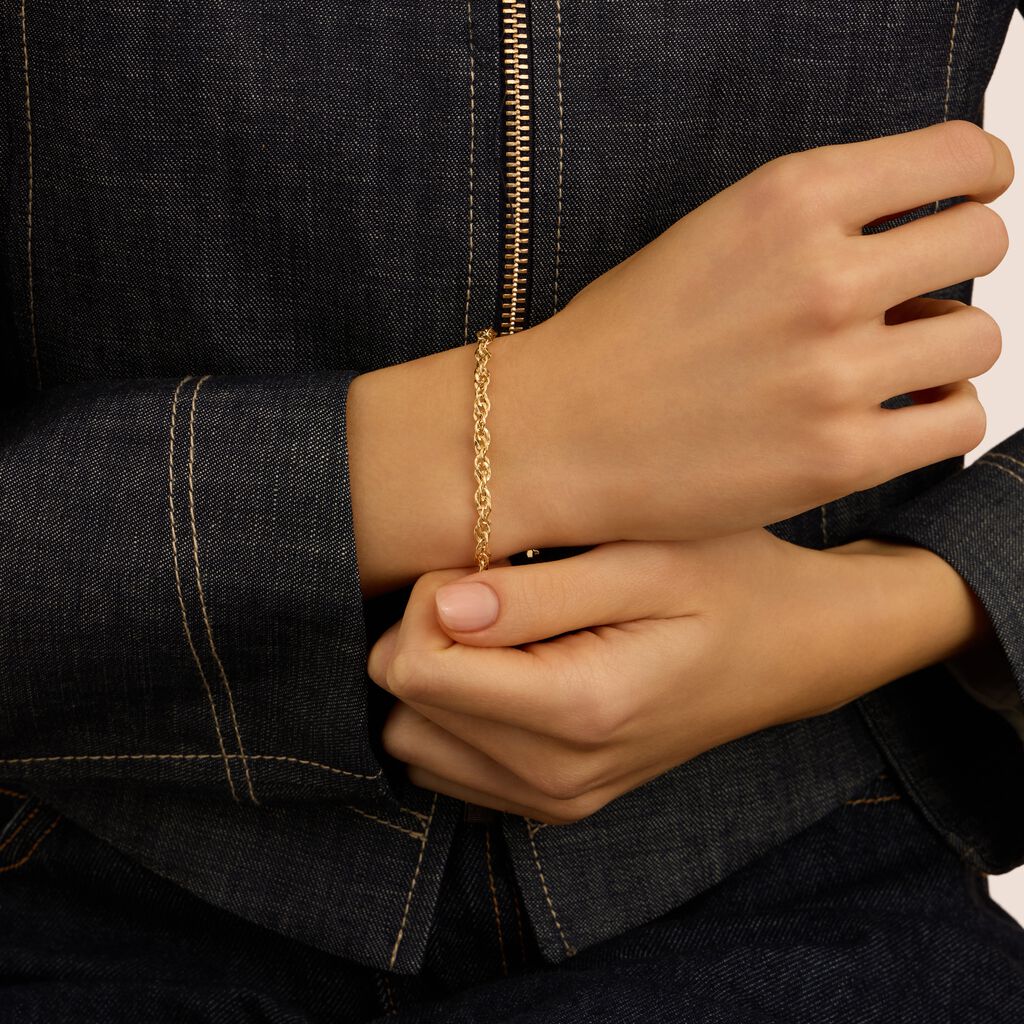 Bracciale Catena Gold Essence Oro Giallo