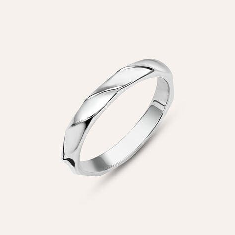 Anello Fedina Silver Collection Argento Rodiato - Fedine Unisex | Stroili