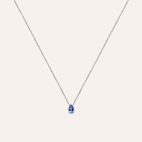 Collana Punto Luce Jasmine Oro Bianco Tanzanite - Collane Punto Luce Donna | Stroili