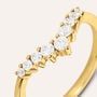 Anello Fedina Silver Glow Argento Dorato Cubic Zirconia