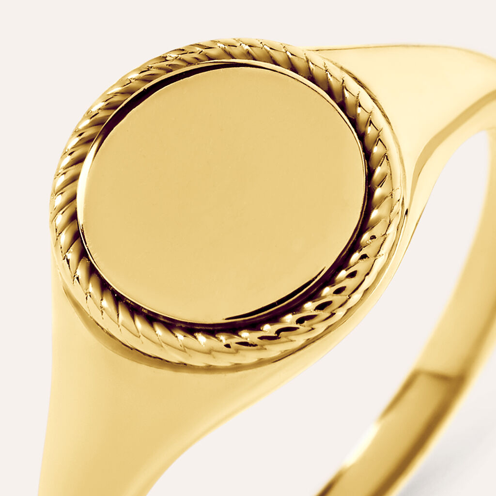 Anello Chevalier Desideria Argento Nobile Dorato