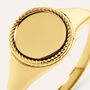 Anello Chevalier Desideria Argento Nobile Dorato