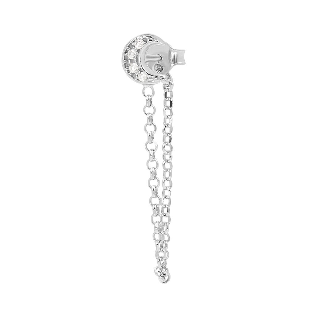 Mono Orecchino Pendente Silver Moments Argento Rodiato Cubic Zirconia - Mono Orecchino Donna | Stroili