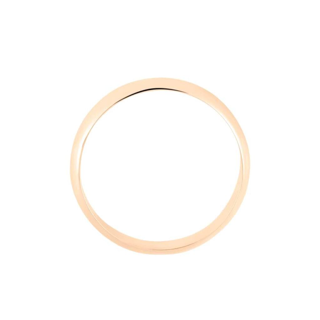 Fede Mantovana Leggera 4 mm Oro Rosa - Anelli con Incisione Unisex | Stroili