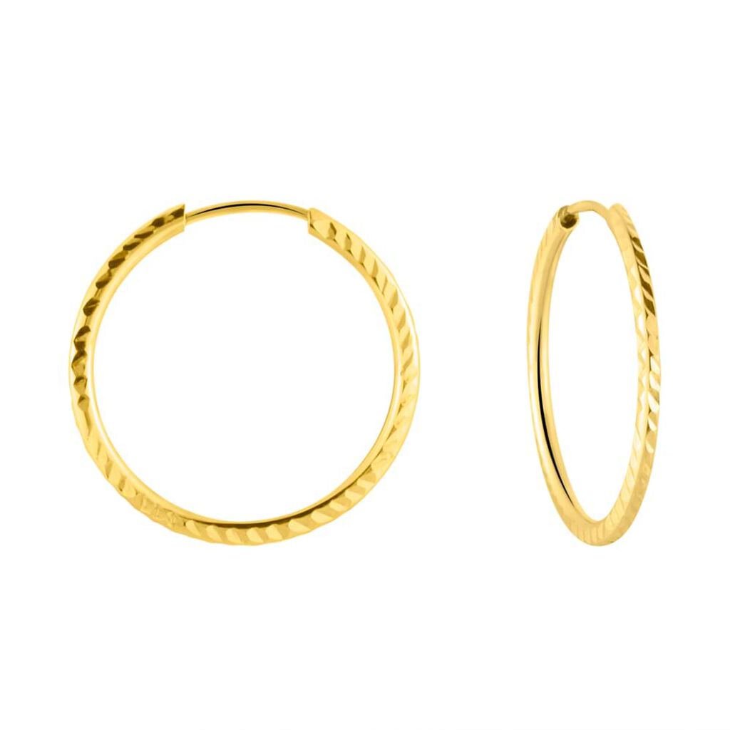 Orecchini A Cerchio Toujours Oro Giallo - Orecchini a Cerchio Donna | Stroili