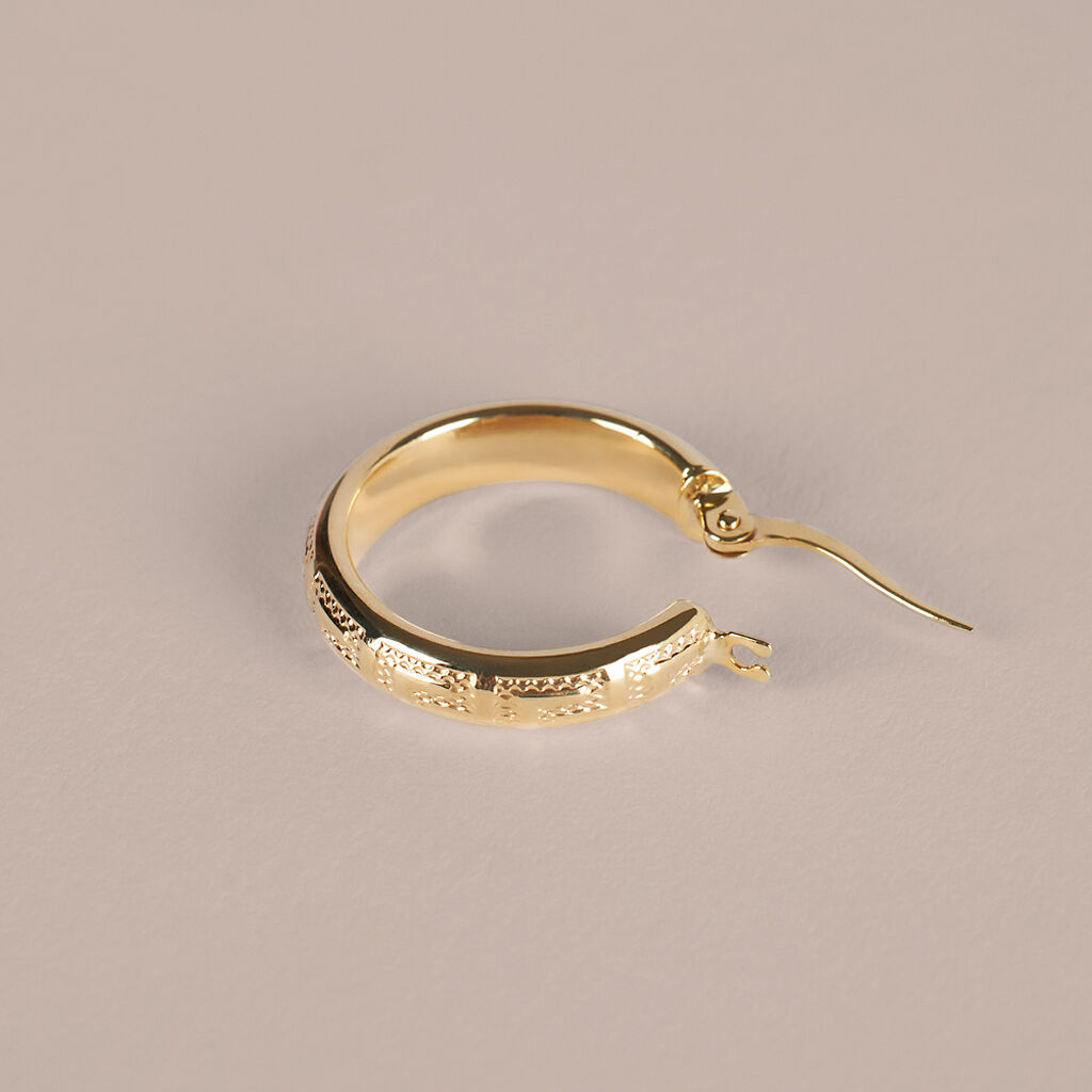 Orecchini A Cerchio Toujours Oro Giallo