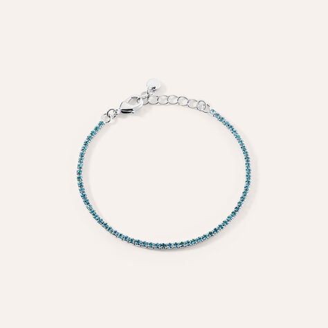 Bracciale Tennis Romantic Shine Metallo Cristallo - Bracciali Tennis Donna | Stroili
