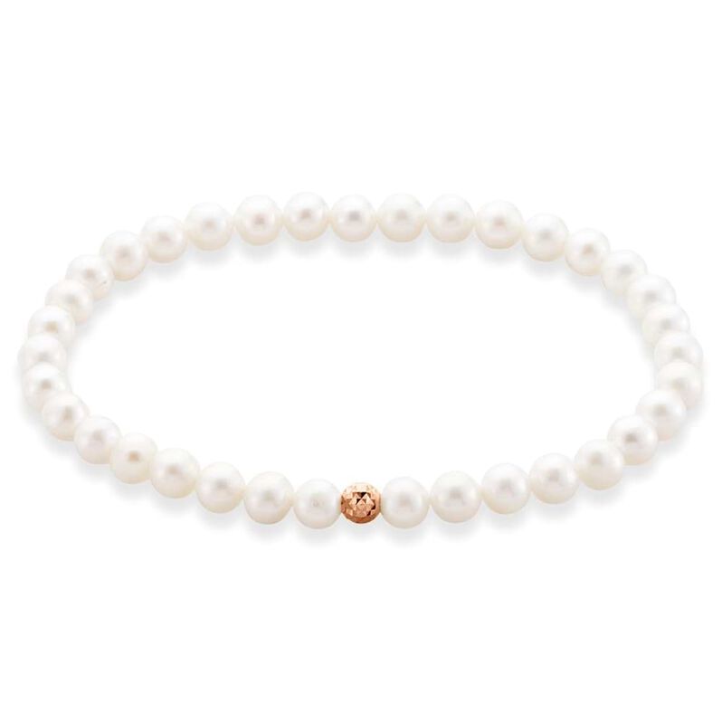 Bracciale Gabrielle Oro Rosa Perla D'Acqua Dolce - Bracciali Donna | Stroili