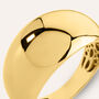 Anello Fascia Desideria Argento Nobile Dorato