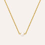 Collana Gabrielle Oro Giallo Perla D'Acqua Dolce