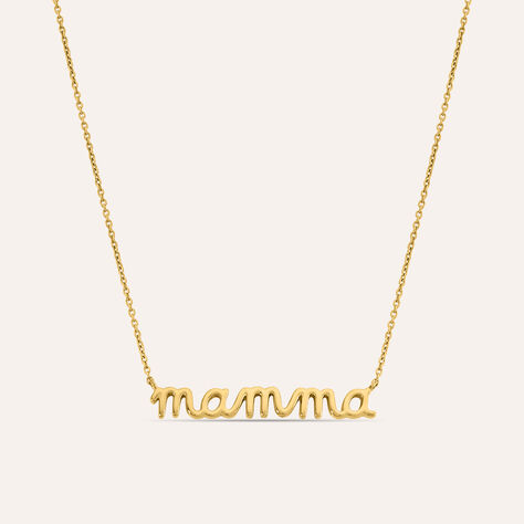 Collana Mamma Silver Collection Argento Dorato - Collane Donna | Stroili