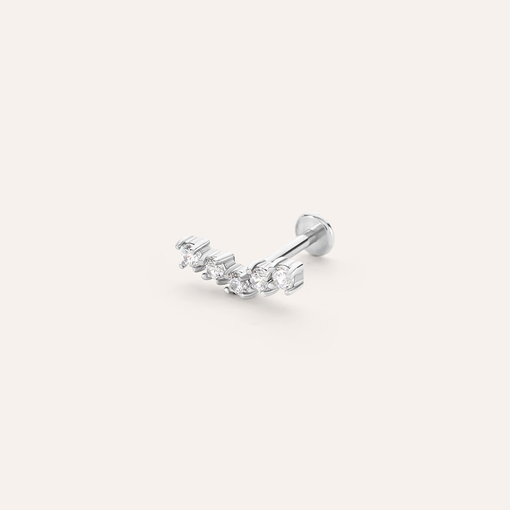 Piercing Orecchio Helix Conch Lady Code Acciaio Cristallo - Piercing Orecchio Donna | Stroili