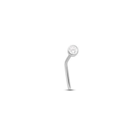 Piercing Naso Punto Luce Bon Ton Oro Bianco Cubic Zirconia - Piercing Naso Donna | Stroili