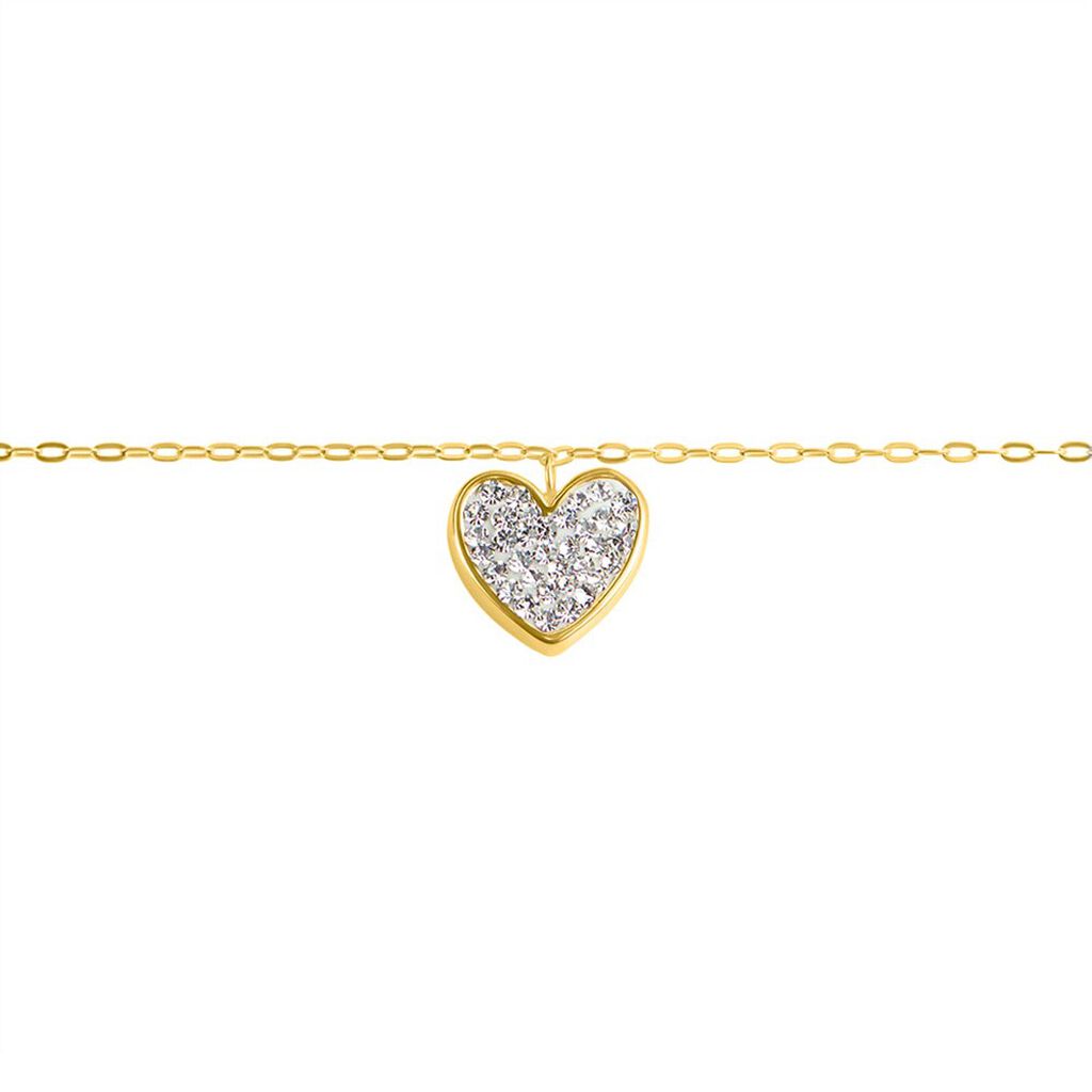 Bracciale Christelle Oro Giallo Cristallo - Bracciali Love Donna | Stroili
