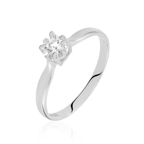 Anello Solitario Diamazing Oro Bianco Diamante - Anelli con Pietre Donna | Stroili