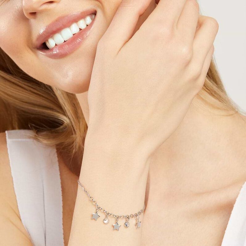 Bracciale Silver Collection Argento Rodiato Cubic Zirconia - Bracciali Donna | Stroili