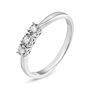 Anello Trilogy Diamotion Oro Bianco Diamante