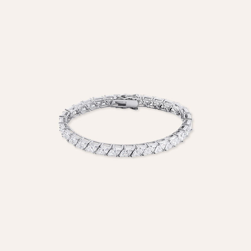 Bracciale Tennis Silver Elegance Argento Rodiato Cubic Zirconia - Bracciali Tennis Donna | Stroili