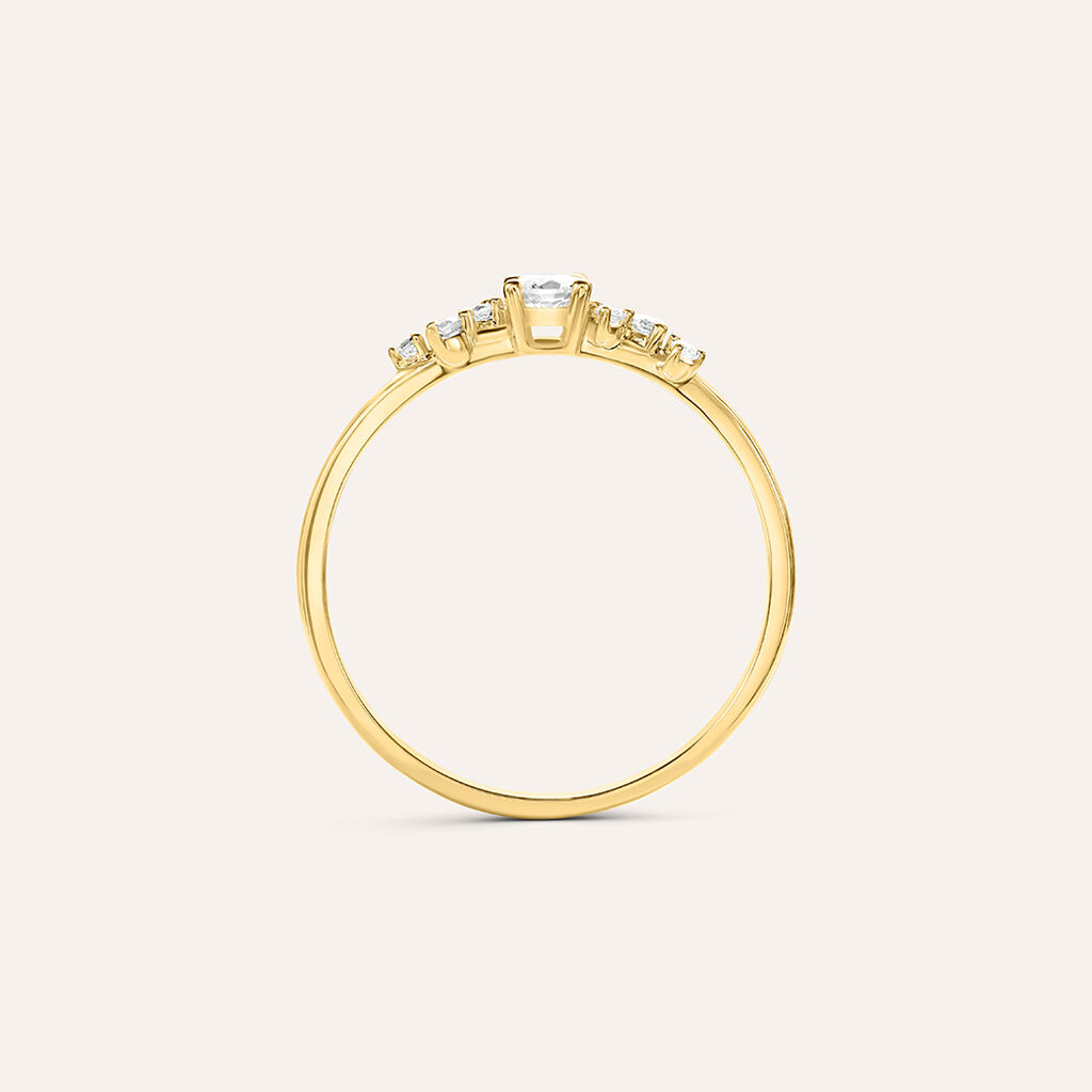 Anello Riviere Claire Oro Giallo Cubic Zirconia - Anelli Riviere Donna | Stroili