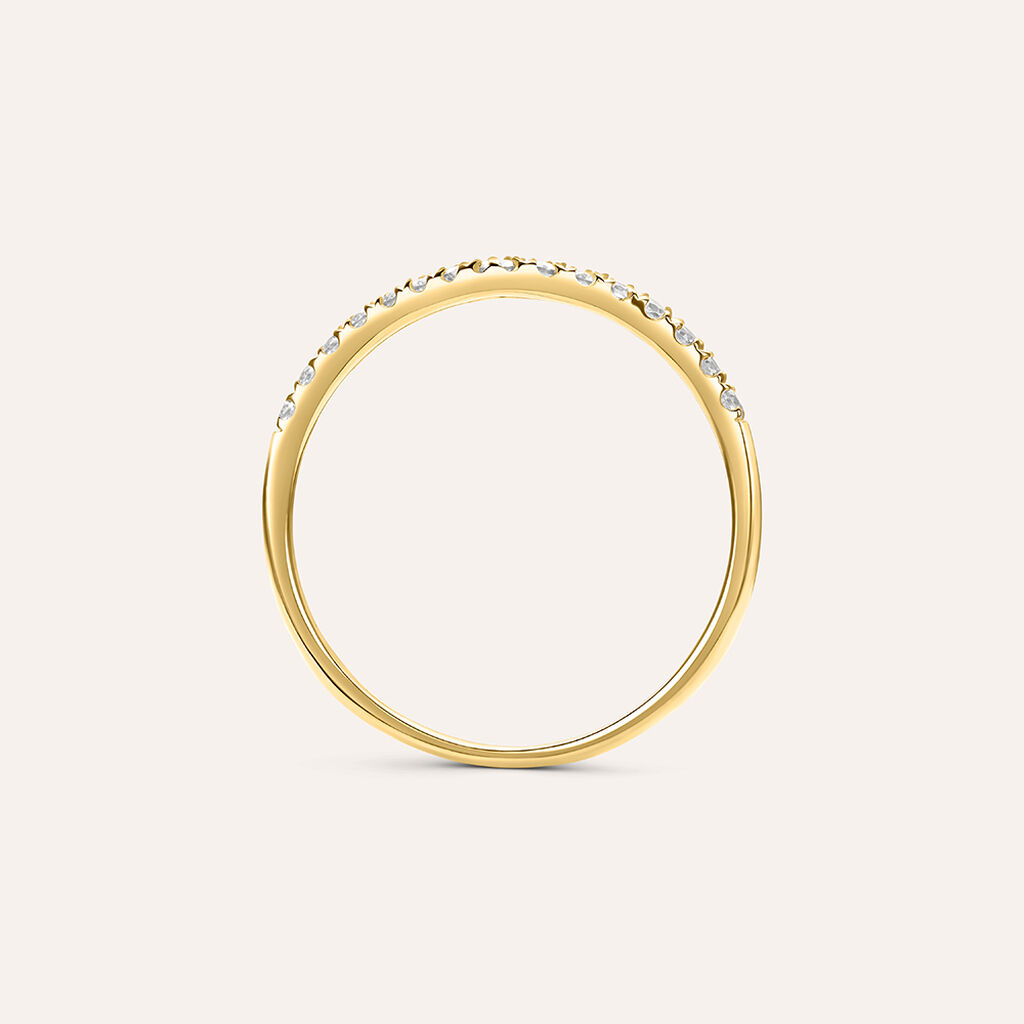 Anello Fantasia Claire Oro Giallo Cubic Zirconia - Anelli con Pietre Donna | Stroili