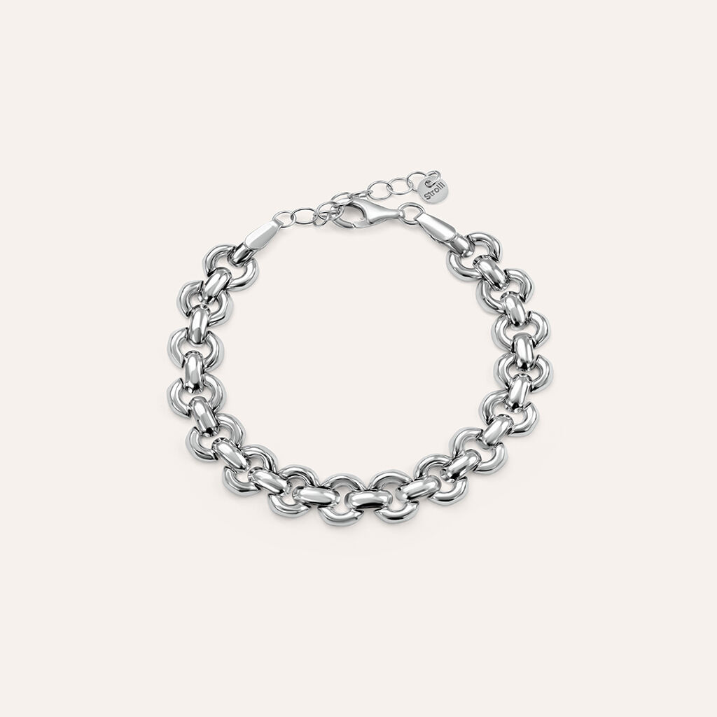 Bracciale Catena Silver Collection Argento Rodiato